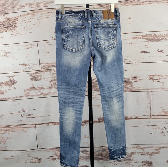 Rock Revival Remix Mid-Rise Ankle Skinny Jean 27 - Picture 2 of 7